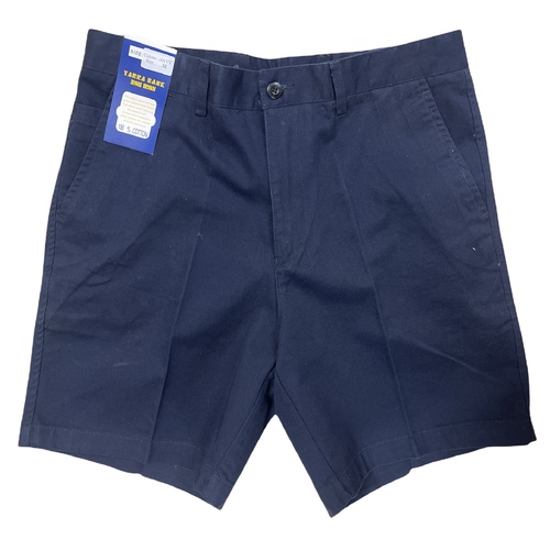 Mens 100% Cotton Shorts Work Casual Dress Short Chino - Navy