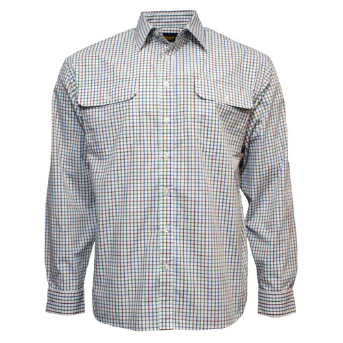 100% Cotton BISLEY LONG SLEEVE SHIRT Everyday Casual Business Work Check