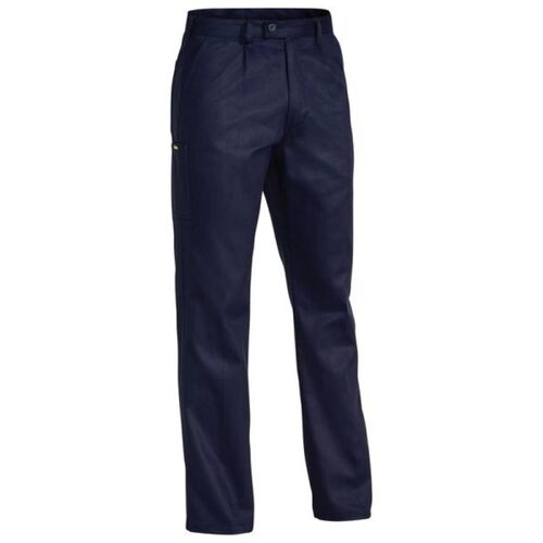Bisley BP6007 Cotton Drill Pants Trousers Workwear - Navy - 122 Stout