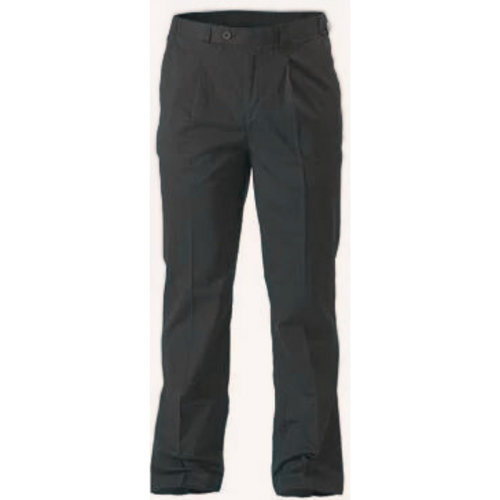 Bisley Mens Polyester Viscose Dress Trousers Pants BP6286 - Navy - 112R