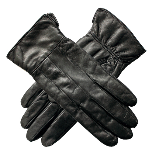 Ladies Genuine Sheepskin Leather Gloves Patch Fleece Lining Warm Winter Womens