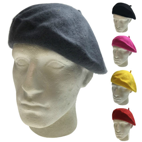 Unisex FRENCH BERET HAT sboy Military Cap Winter Warm Army Style Beanie