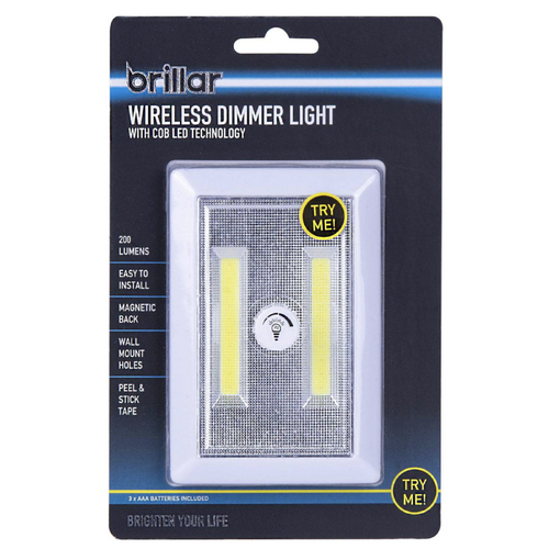 Brillar Wireless Dimmer Light with Cob Led Technology - White