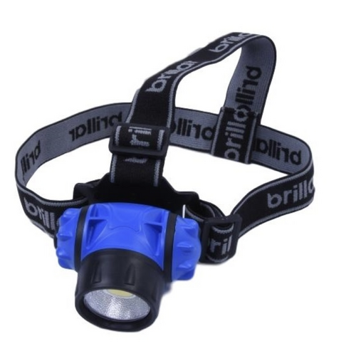 3 Mode Headlamp w COB LED Head Torch Adjustable Headband Wide Beam Light Camping Running