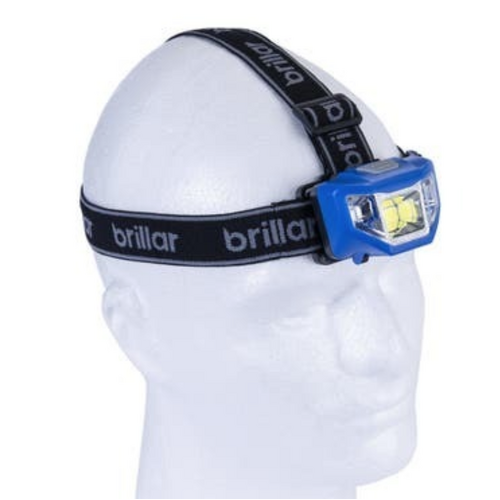 5 Mode Headlamp COB LED Technology Wide Beam Light Adjustable Headband 90 degree Running