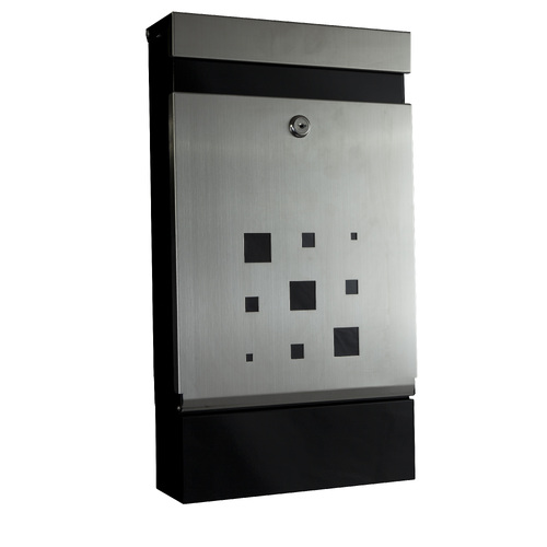Sandleford Caddy Stainless Steel Lockable Letter Box Mailbox - Wall Mounted