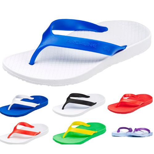 ARCHLINE Flip Flops Orthotic Thongs Arch Support Shoes Footwear