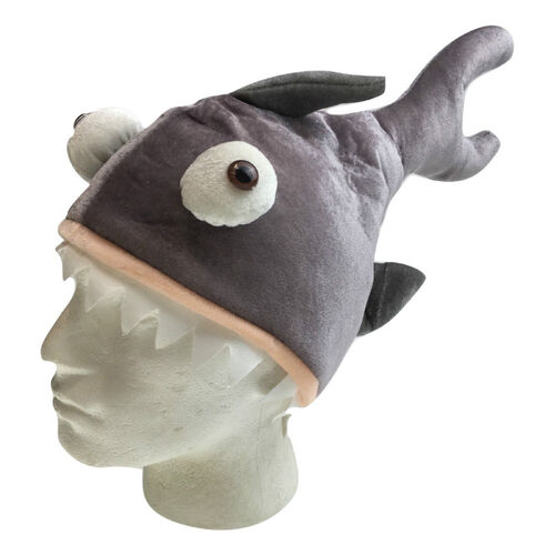 SHARK HAT Costume Accessory Fish Halloween Fancy Dress Up Party  Cap Headgear