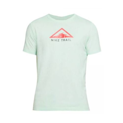 Nike Mens Trail Dri-Fit Tee Athletic Work-out T-Shirt - Mint Foam