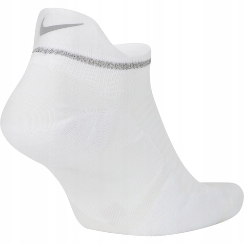 Nike Spark Cushioned No Show Socks CU7201-100 White Size US 4-5.5