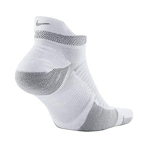Nike Spark Cushioned No Show Socks CU7201-100 White Size US 8-9.5