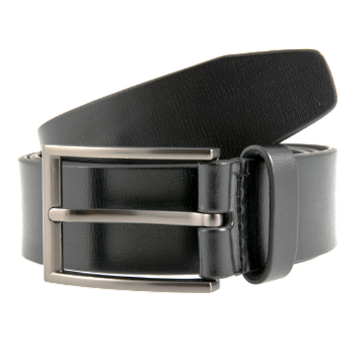 Casual Leather Belt in Black