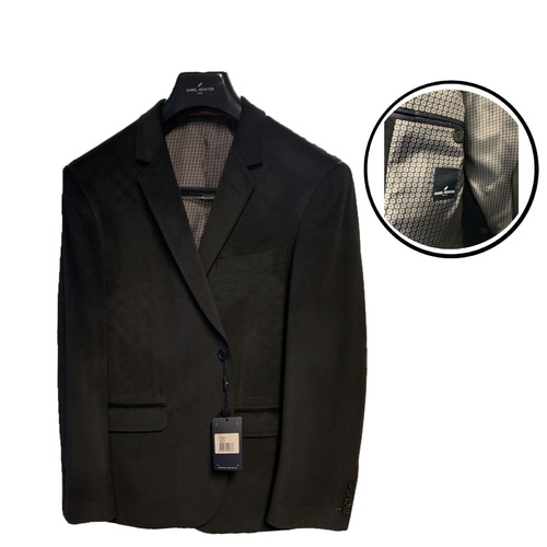 Daniel Hechter Mens Sports Coat Jacket Classic Blazer - Black