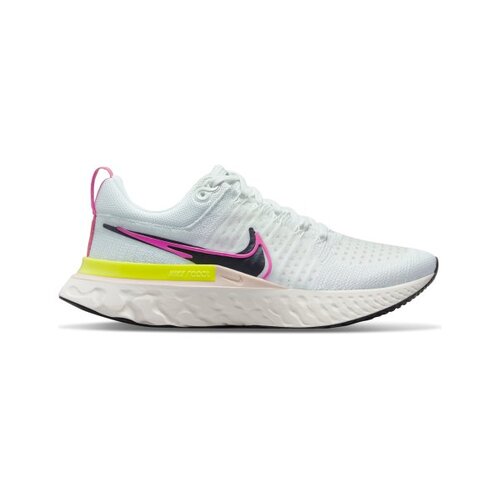 Nike Womens React Infinity Run Flyknit 2 Shoes Sneakers - White/Black-Sail-Pink Blast	