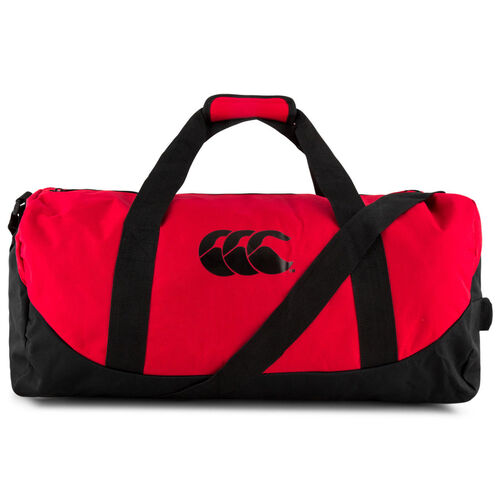 Canterbury 51L Packaway Bag Sports Gym Duffle Duffle Travel - Flag Red