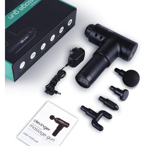 Ultimate 4 Heads LCD Massage Gun Percussion Massager Muscle Therapy Deep Tissue