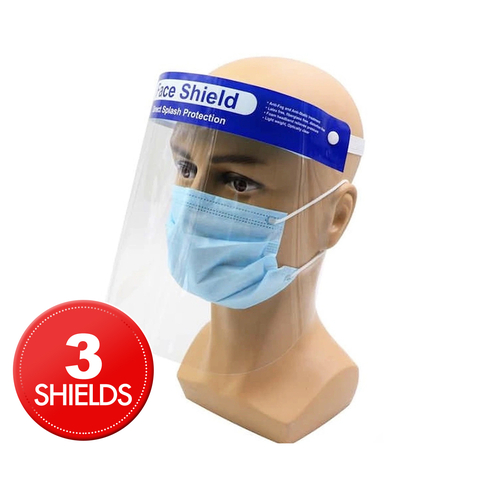 3x Safety Full Face Shield Clear Glasses Anti-Fog Eye Protector Shop Dental
