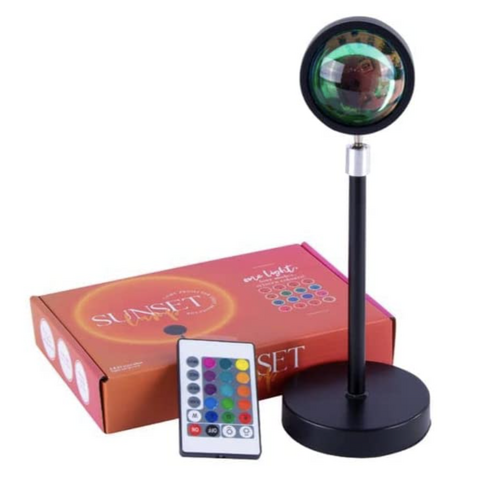 LED USB Sunset 16 Colour with Remote Light Projector