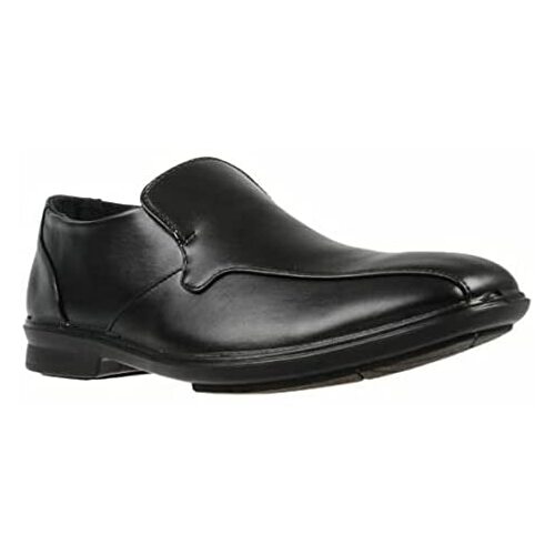 Grosby OSCAR Mens Black Shoes Formal Dress Work Slip On Synthetic Leather