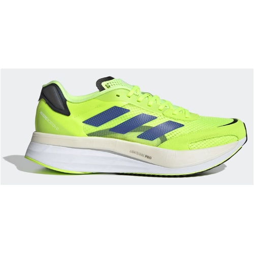 Adidas Mens Adizero Boston 10 Shoes Runners Sneakers Running - Signal Green