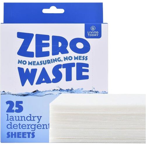 25x Laundry Wash Sheets Detergent Powder Eco Friendly Household Cleaning Tool