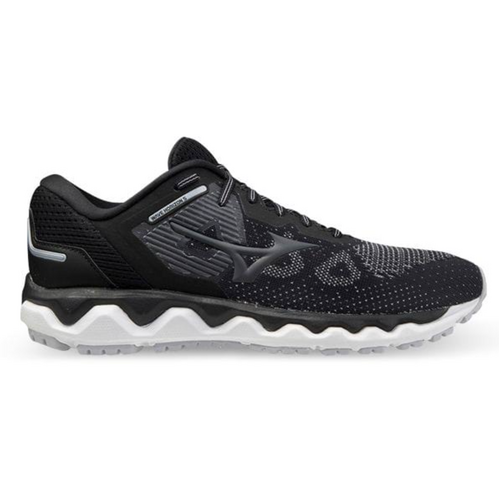 Mizuno Mens Wave Horizon 5 Running Shoes Sneakers - Black/Castlerock/White