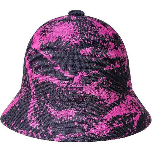 Kangol Womens Airbrush Casual Classic Cloche Hat - Deep Springs/Electric Pink