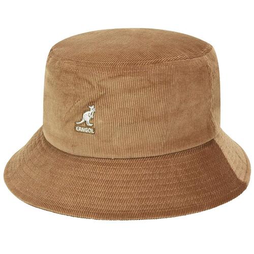 Kangol Cord Bucket Hat - Wood Brown - L