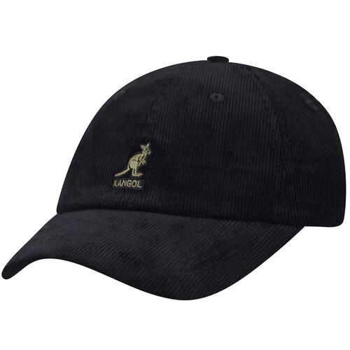 Kangol Cord Baseball Hat Outdoor Sports Cap - Black - One Size