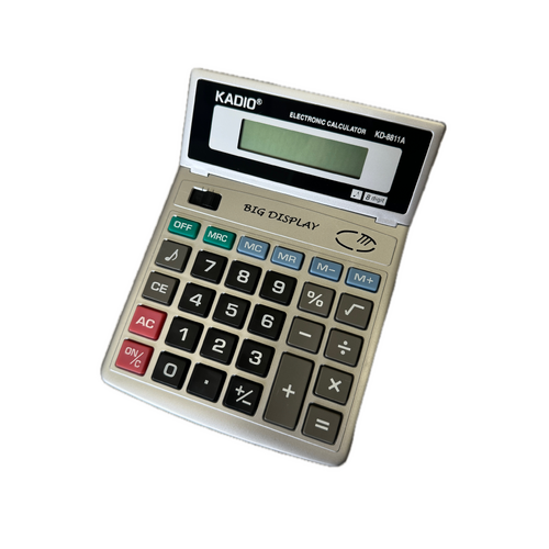 Desktop Electronic Calculator Basic 8-Digit Dual Power LCD Display for Office Business