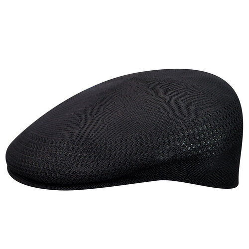 KANGOL Tropic Ventair 504 Ivy Cap 0290BC Summer Flat Driving Hat - Black