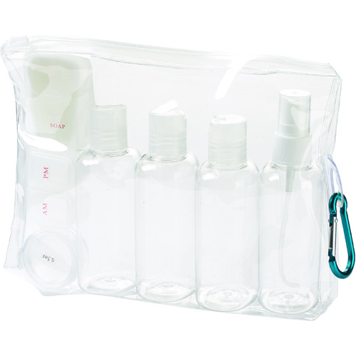 Lewis N. Clark TSA 3-1-1 Carry On Travel Bottles Toiletry Set Kit Liquids