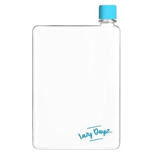 Flat A5 Book Pad Kettle Water Bottle Memo Bottle Portable Paper Drinks Cup 380ml