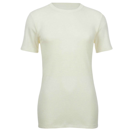 Mens 100% Pure Merino Wool Crew Neck Short Sleeve Top T Shirt Thermal Underwear