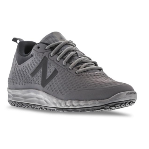 New Balance Mens Slip Resistant 2E Wide Fit Work Shoes - Grey/Black