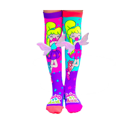 MADMIA Fairy Dust Girl's Long Knee High Socks - Toddler Pair - Multi colour