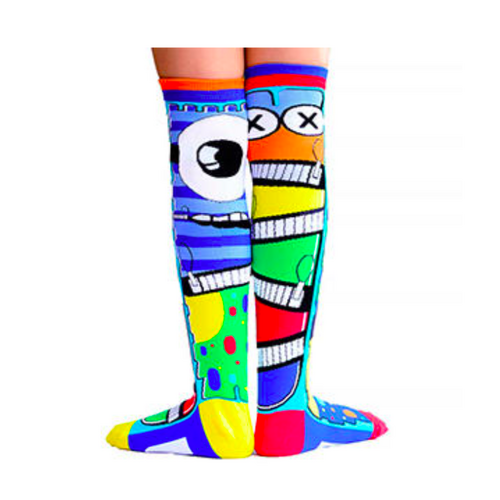 MADMIA Monster Toddlers Boy’s Long Knee High Socks - Unisex - Multicolour