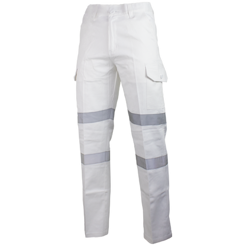 Tough Inc Cargo Pants Painter Night Worker Reflective Scotch Tape Workwear UV50+