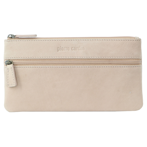 Pierre Cardin Ladies Womens Genuine Soft Leather Wallet Purse - Light Pink