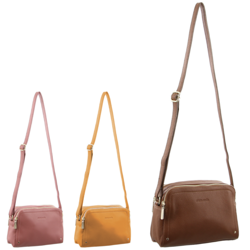 Pierre Cardin Premium Soft Italian Leather Cross Body Bag