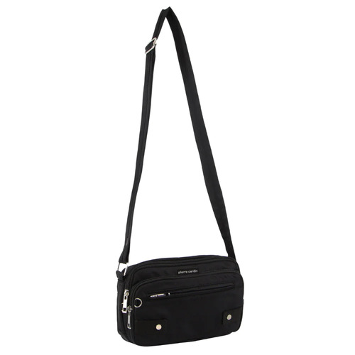 Pierre Cardin Casual Anti-Theft Cross Body Bag Slash Proof Bag RFID Blocking - Black