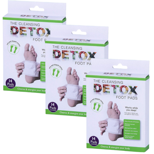 The Cleansing Detox Foot Pads Health Care Natural Herbal Patches - 42 Pads Bulk Pack