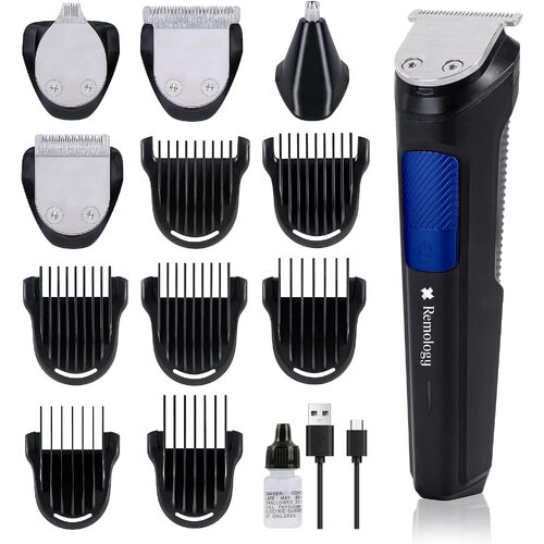 14 in 1 Beard Trimmer Shaver Clipper w/ Stubble Combs All-in-One Grooming Kits 