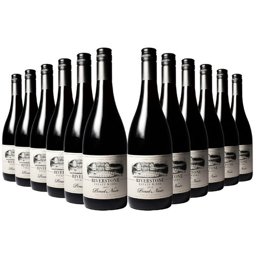 12x 2019 Riverstone Estate Pinot Noir Red Wine Yarra Valley - 750ml Bottle