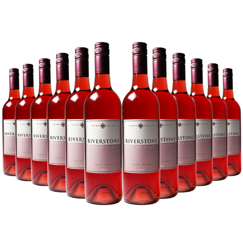 12x 2019 Riverstone Estate Rosé Red Wine - 750ml Bottle
