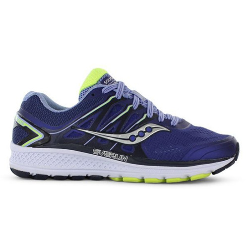 Saucony Womens OMNI 16 Wide Sneakers Runners Running Shoes - Blue/Navy