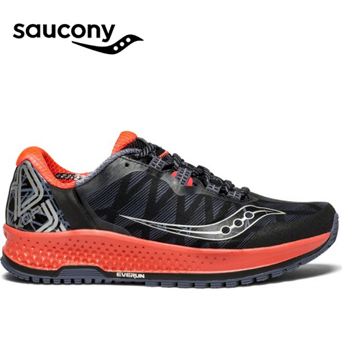 Saucony Womens KOA TR Sneakers Shoes Running Runners - Grey/Vizi Red