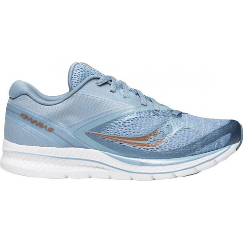Saucony Womens Kinvara 9 Runners Sneakers Running Shoes - Light Blue/Denim/Copper
