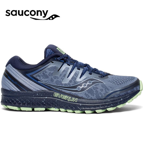 Saucony Womens GUIDE ISO 2 TR Sneakers Shoes Running Runners - Blue/Green