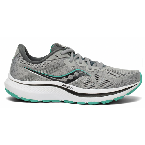 Saucony Womens Omni 20 Wide Sneaker Athletic Running Shoes Runners - Alloy Jade